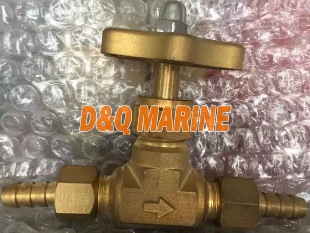 Brass Needle Valve with Corrugated Hose Ends